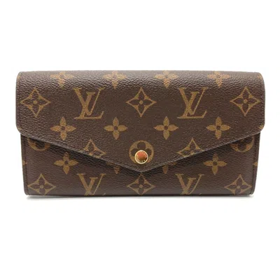 Pre-owned Louis Vuitton Brown Other Long Wallet (bi-fold) ()