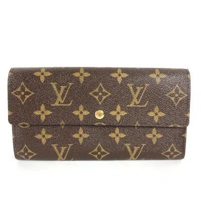 Pre-owned Louis Vuitton Brown Other Long Wallet (bi-fold) ()