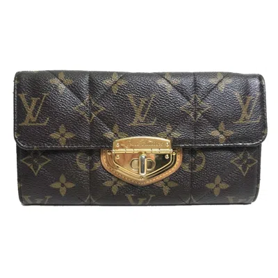 Pre-owned Louis Vuitton Brown Other Long Wallet (bi-fold) ()