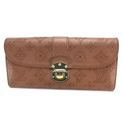 Pre-owned Louis Vuitton Brown Other Long Wallet (bi-fold) ()