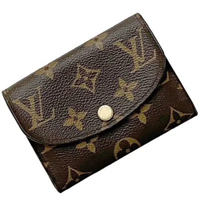 Pre-owned Louis Vuitton Brown Pink Monogram Coin Purse/coin Case () In Multi