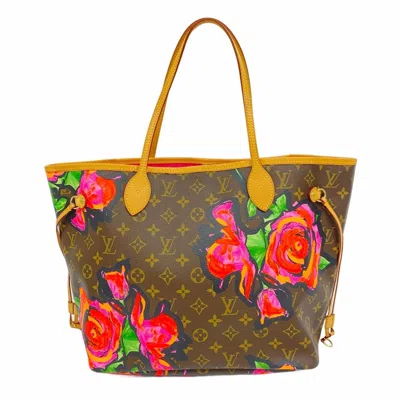 Pre-owned Louis Vuitton Brown Pink Tote Bag ()