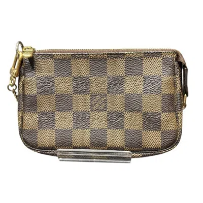 Pre-owned Louis Vuitton Brown Pochette Pouch Shoulder Bag ()