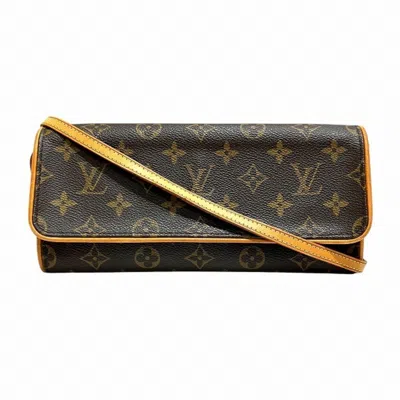 Pre-owned Louis Vuitton Brown Pochette Shoulder Bag ()