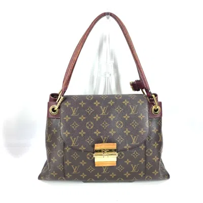 Pre-owned Louis Vuitton Brown Purple Monogram Canvas Shoulder Bag Tote Bag ()