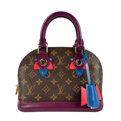 Pre-owned Louis Vuitton Brown Purple Monogram Handbag Shoulder Bag ()