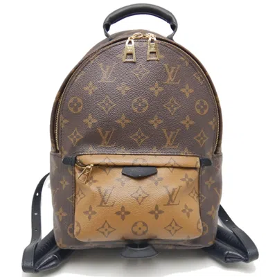 Pre-owned Louis Vuitton Brown Pvc Backpack ()