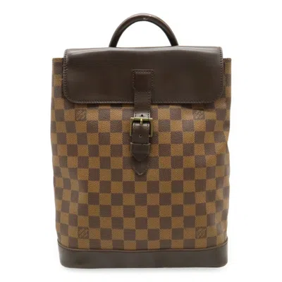 Pre-owned Louis Vuitton Brown Pvc Backpack ()