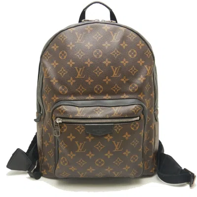 Pre-owned Louis Vuitton Brown Pvc Backpack ()