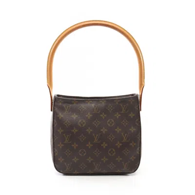 Pre-owned Louis Vuitton Brown Pvc Coated Canvas Leather Monogram Shoulder Bag ()