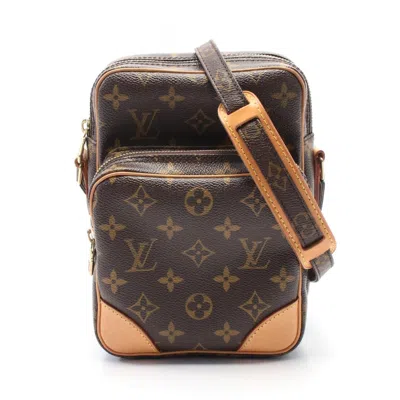 Pre-owned Louis Vuitton Brown Pvc Coated Canvas Leather Shoulder Bag ()