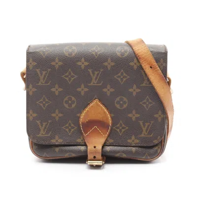 Pre-owned Louis Vuitton Brown Pvc Coated Canvas Leather Shoulder Bag ()