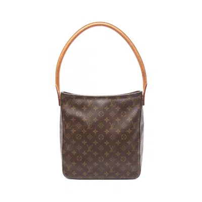 Pre-owned Louis Vuitton Brown Pvc Coated Canvas Leather Shoulder Bag ()