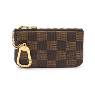 Pre-owned Louis Vuitton Brown Pvc Coin Purse/coin Case ()