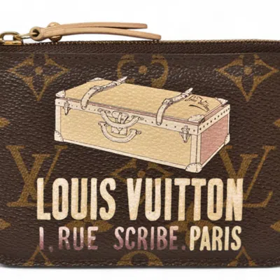 Pre-owned Louis Vuitton Brown Pvc Coin Purse/coin Case ()