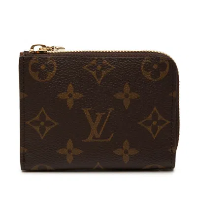 Pre-owned Louis Vuitton Brown Pvc Coin Purse/coin Case ()