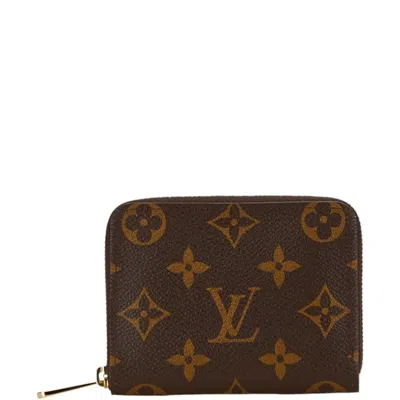 Pre-owned Louis Vuitton Brown Pvc Leather Coin Purse/coin Case ()
