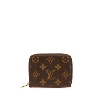Pre-owned Louis Vuitton Brown Pvc Leather Coin Purse/coin Case ()