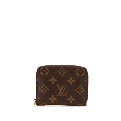 Pre-owned Louis Vuitton Brown Pvc Leather Coin Purse/coin Case ()