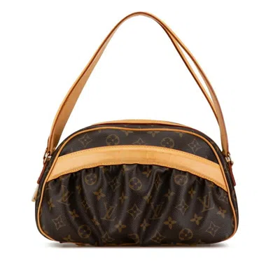 Pre-owned Louis Vuitton Brown Pvc Leather Handbag Shoulder Bag ()
