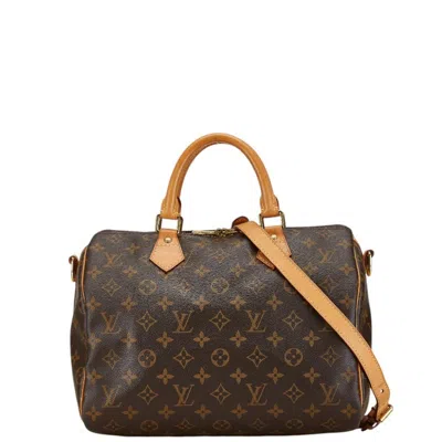 Pre-owned Louis Vuitton Brown Pvc Leather Handbag Shoulder Bag ()
