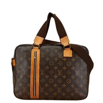 Pre-owned Louis Vuitton Brown Pvc Leather Handbag Shoulder Bag ()
