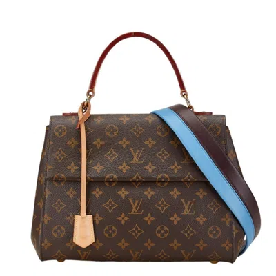 Pre-owned Louis Vuitton Brown Pvc Leather Handbag Shoulder Bag ()