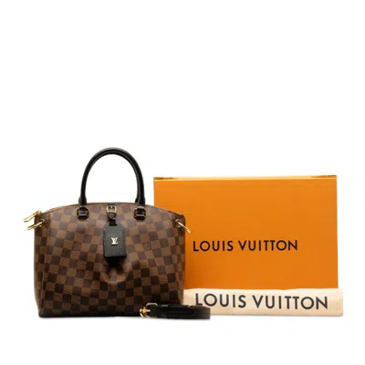 Pre-owned Louis Vuitton Brown Pvc Leather Handbag Shoulder Bag ()