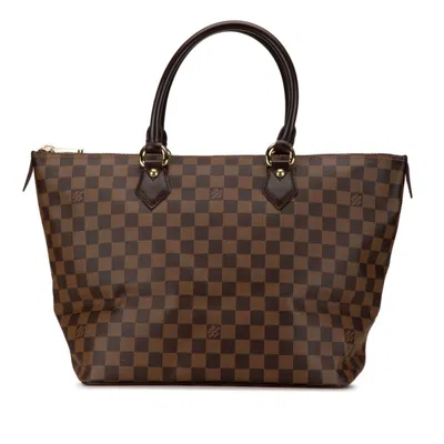 Pre-owned Louis Vuitton Brown Pvc Leather Handbag Shoulder Bag ()