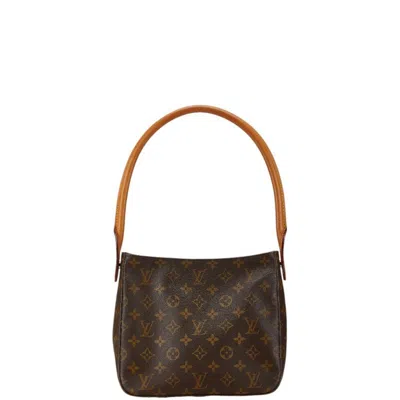 Pre-owned Louis Vuitton Brown Pvc Leather Handbag Shoulder Bag ()