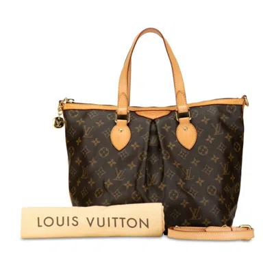 Pre-owned Louis Vuitton Brown Pvc Leather Handbag Shoulder Bag ()