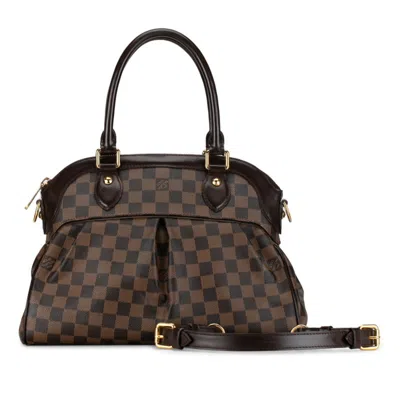 Pre-owned Louis Vuitton Brown Pvc Leather Handbag Shoulder Bag ()