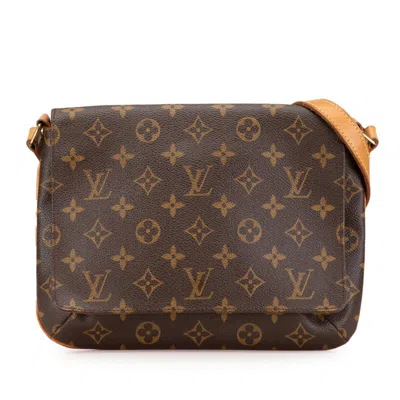 Pre-owned Louis Vuitton Brown Pvc Leather Handbag Shoulder Bag ()