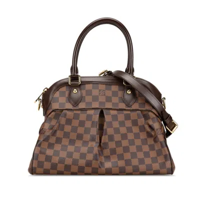 Pre-owned Louis Vuitton Brown Pvc Leather Handbag Shoulder Bag ()
