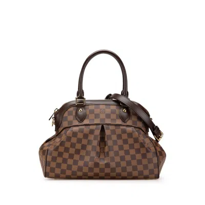 Pre-owned Louis Vuitton Brown Pvc Leather Handbag Shoulder Bag ()