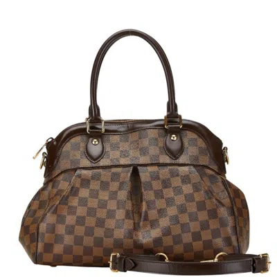 Pre-owned Louis Vuitton Brown Pvc Leather Handbag Shoulder Bag ()