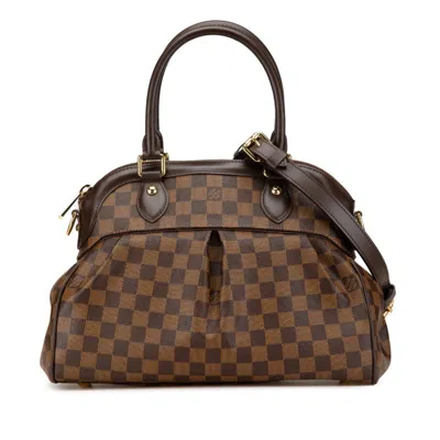 Pre-owned Louis Vuitton Brown Pvc Leather Handbag Shoulder Bag ()