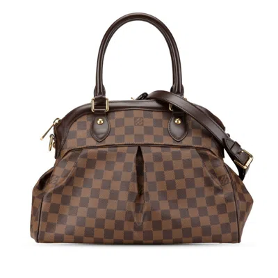 Pre-owned Louis Vuitton Brown Pvc Leather Handbag Shoulder Bag ()