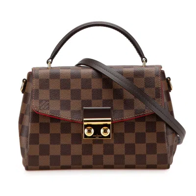 Pre-owned Louis Vuitton Brown Pvc Leather Handbag Shoulder Bag ()
