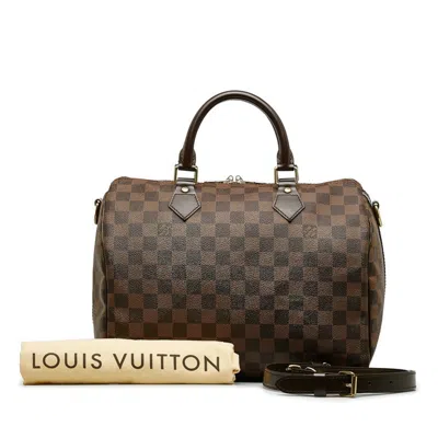 Pre-owned Louis Vuitton Brown Pvc Leather Handbag Shoulder Bag ()