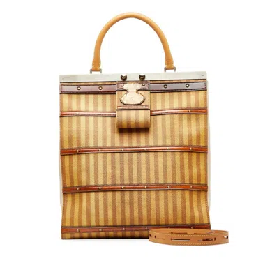 Pre-owned Louis Vuitton Brown Pvc Leather Handbag Shoulder Bag ()