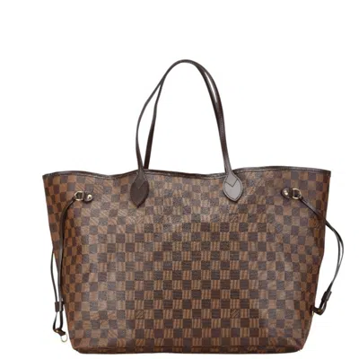 Pre-owned Louis Vuitton Brown Pvc Leather Handbag Tote Bag ()