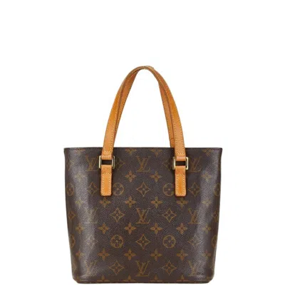 Pre-owned Louis Vuitton Brown Pvc Leather Handbag Tote Bag ()