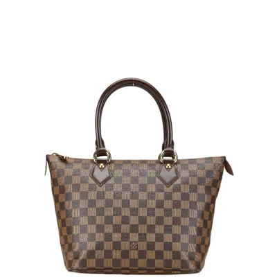 Pre-owned Louis Vuitton Brown Pvc Leather Handbag Tote Bag ()