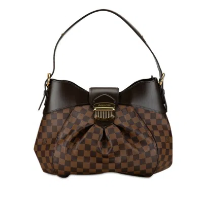 Pre-owned Louis Vuitton Brown Pvc Leather Pochette Pouch Shoulder Bag ()