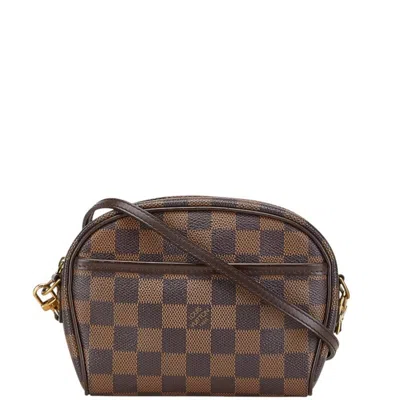 Pre-owned Louis Vuitton Brown Pvc Leather Pochette Pouch Shoulder Bag ()