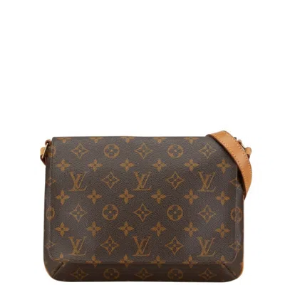 Pre-owned Louis Vuitton Brown Pvc Leather Shoulder Bag ()