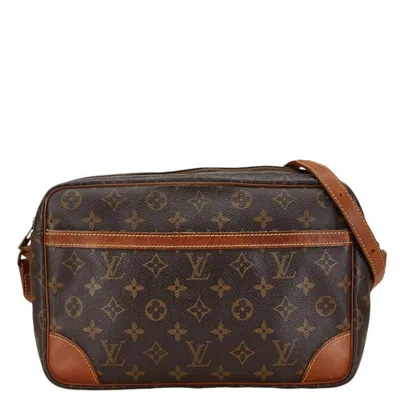 Pre-owned Louis Vuitton Brown Pvc Leather Shoulder Bag ()
