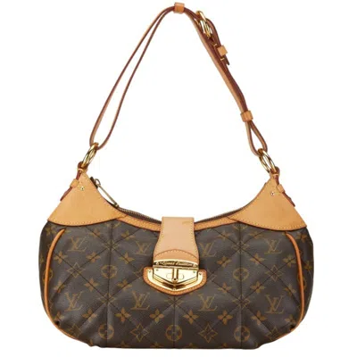 Pre-owned Louis Vuitton Brown Pvc Leather Shoulder Bag ()