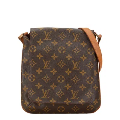 Pre-owned Louis Vuitton Brown Pvc Leather Shoulder Bag ()